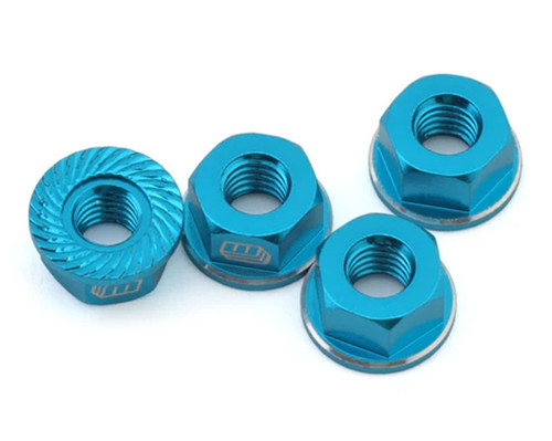 Whitz Racing - M4 Flanged Wheel Nut (Blue)