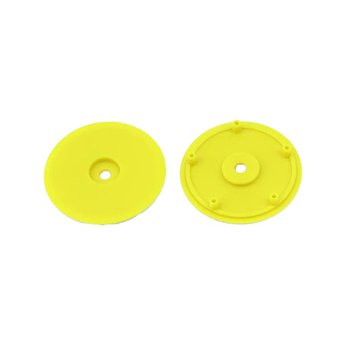 Whitz Racing - 1/10 Whiplash Front 2.2" 12mm Sprint Car Wheels (2) (Yellow)