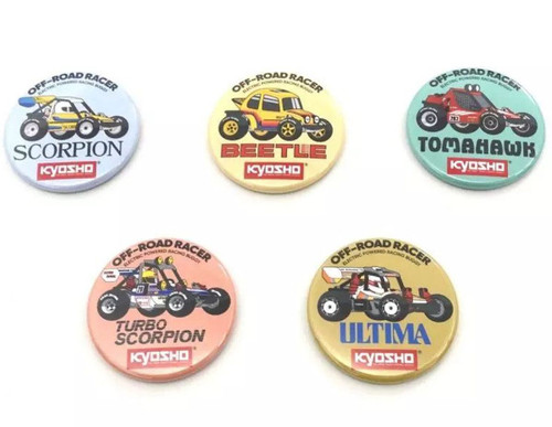 Kyosho - Vintage Buggy Badge 2WD Series Assortment (5 Types)