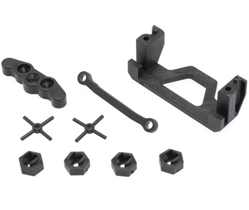 Wheel Hex & Servo Mount (Cross Pin, Rear Lower Mount, ST