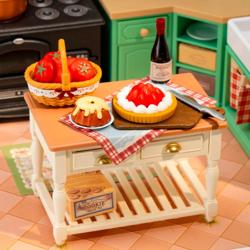 Robotime - Farmhouse Kitchen, DIY Miniature House