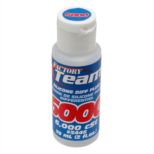 Team Associated - Silicone Diff Fluid 6,000 cSt, 2oz