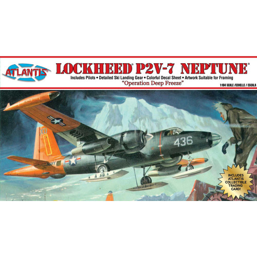 1/104 Lockheed P2V-7 Neptune Model Kit with Trading Card