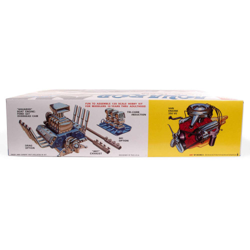 1/25 Aqua Rod Race 75' Chevy Van Race Boat Trailer Model Kit