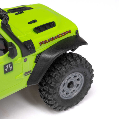 1/30 SCX30 Jeep Wrangler JLU 4X4 RTR Brushed Rock Crawler (Battery & Charger Included), Green