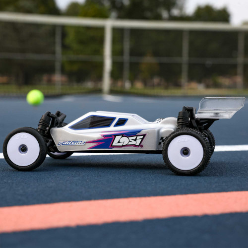 1/24 Micro-B 2S 2WD RTR Race Buggy (Battery & Charger Included), Silver