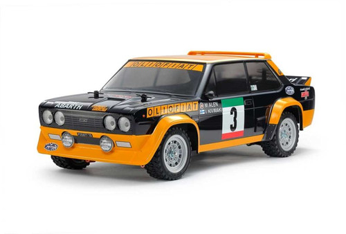 Tamiya - RC Fiat 131 Arbath Rally, MF-01X Olio Fiat