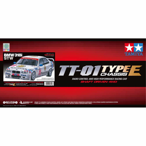 1/10 BMW 318i STW TT-01 Type E 4WD On-Road High Performance Racing Car Kit, LIMITED EDITION