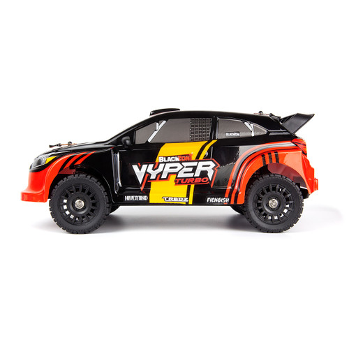 BlackZon - Vyper RX Turbo 1/16 4WD 2S Brushless Rally Car - Red/