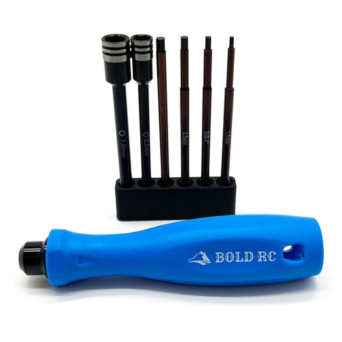 1/8th Tool Set, 1/4" Quick Drive Hex & Nut Driver 6 Piece 1/8th Tool Set, 1/4" Quick Drive Hex & Nut Driver 6 Piece