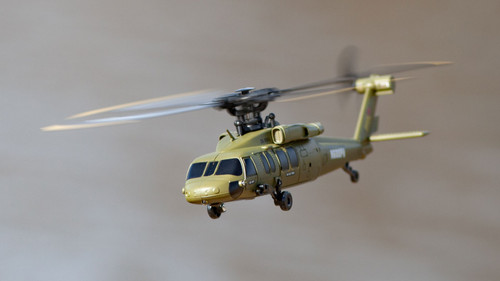 Rage R/C - Hero-Copter BL, 4-Blade RTF Heli; Army