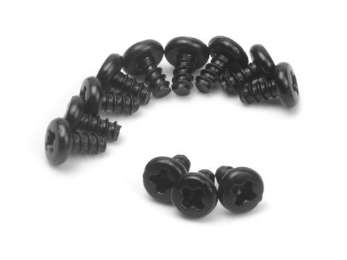 BlackZon Pan Head Self-Tapping Screws PBHO2x4mm for Spryte BZN540354