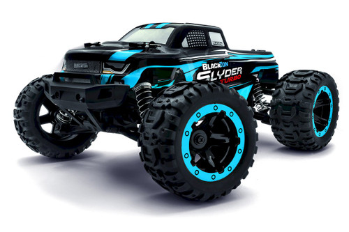 BlackZon Slyder MT Turbo 1/16 4WD 2S Brushless Monster Truck - Blue BZN540209