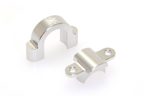 CNC Aluminum Steady Bearing Holder (Silver Anodized) CNC Aluminum Steady Bearing Holder (Silver Anodized)