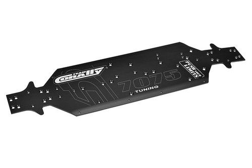 Chassis, Asuga XLR, Swiss Made 7075 T6, 3mm, Hard Anodized Chassis, Asuga XLR, Swiss Made 7075 T6, 3mm, Hard Anodized