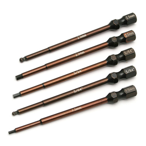 Ft 1/4" 5-Piece Power Tool Tips Set Ft 1/4" 5-Piece Power Tool Tips Set