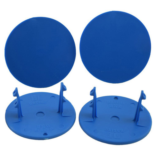 DE Racing Gambler Snap-In Mud Plugs (Blue) DERGMPB
