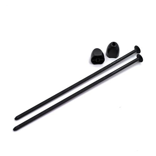 DE Racing Zip Stix / Black / 4pcs DERZS4BLK