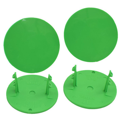 DE Racing Gambler Snap-In Mud Plugs (Green) DERGMPG