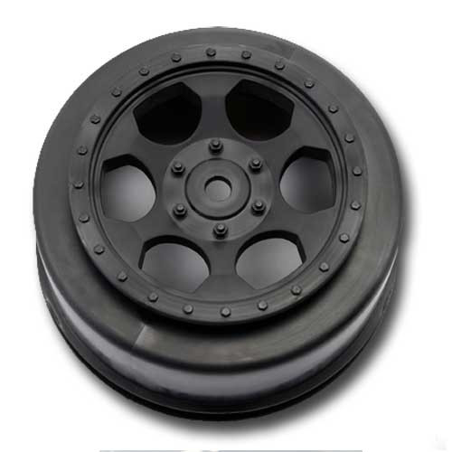 DE Racing Trinidad SC WheelsTLR TEN-SCTE -22SCT/TeknoSCT410/Black/4pcs DERTS410B