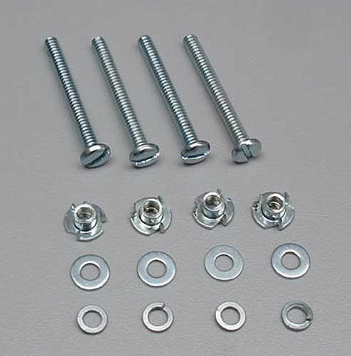 Dubro 6-32x1" Mounting Bolts & Blind Nuts DUB128