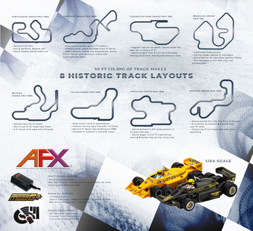 AFX Racing Limited Edition Ayrton Senna Race Set AFX22112
