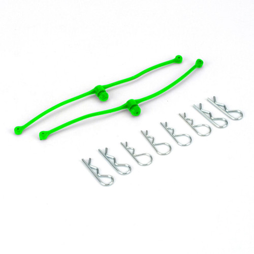 Dubro - Body Klip Retainers-Green Dubro - Body Klip Retainers-Green