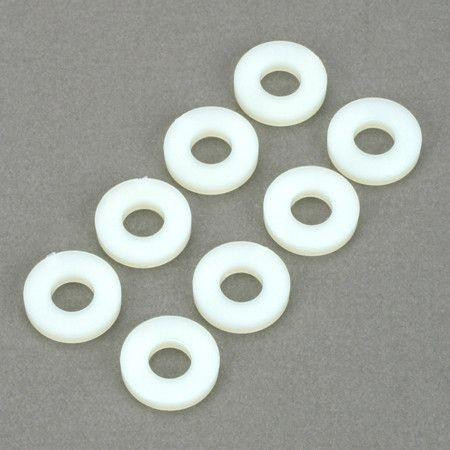 Dubro #10 Nylon Flat Washer 8/pkg DUB638
