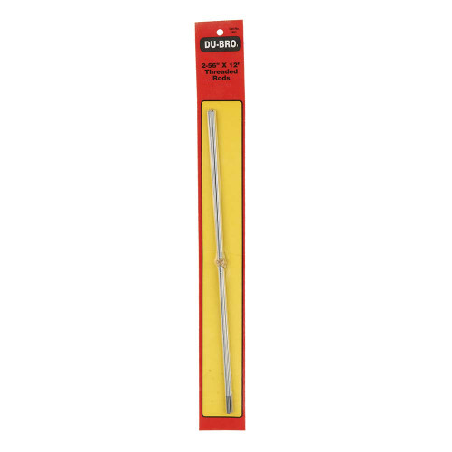 Dubro - 2-56x12" Threaded Rods 6/pkg Dubro - 2-56x12" Threaded Rods 6/pkg