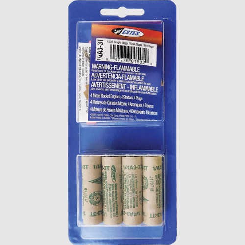 1/4A3-3T Model Rocket Engines (4pk) 1/4A3-3T Model Rocket Engines (4pk)