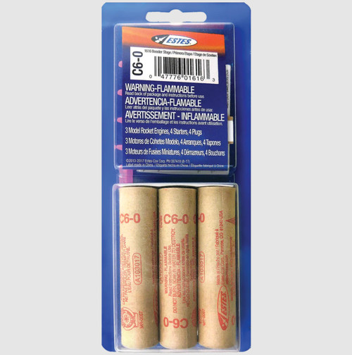 C6-0 Model Rocket Engines (3pk) C6-0 Model Rocket Engines (3pk)