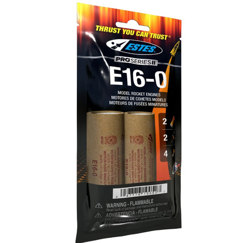 Estes Rockets E16-0 29mm Model Rocket Engines (2pk) EST10052