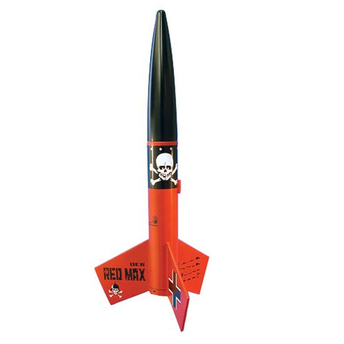 Estes Rockets Der Red Max Rocket Kit, Skill Level 1 EST0651