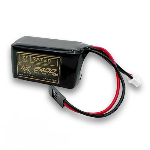 Exalt X-Rated 2S LiPo Hump Receiver Battery (Kyosho/Tekno) EXA3505