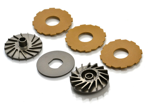 Exotek Racing Slipper Set, 3 Pad Finned Slipper Set, 22S Drag / MK3 EXO2058