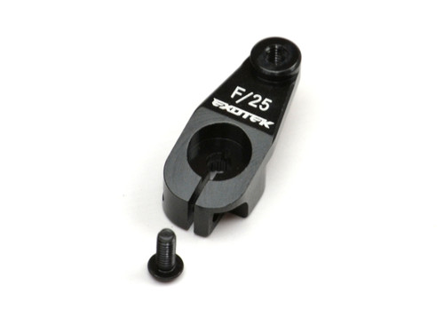 Exotek Racing AE Heavy Duty Servo Horn,Black 7075 Futaba/25 spline EXO1547BLK