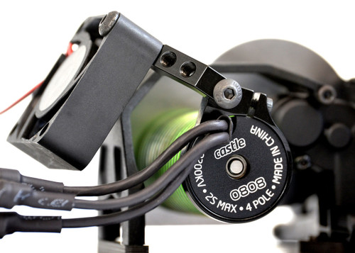 20mm Mini Fan Mount, Clamp-On, 7075, for 20mm Diameter Motors 20mm Mini Fan Mount, Clamp-On, 7075, for 20mm Diameter Motors