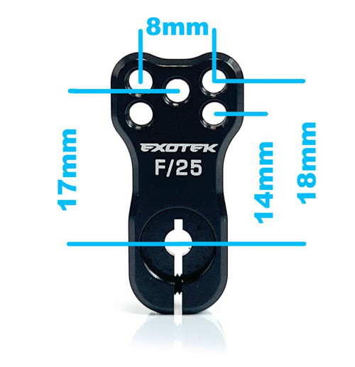 Heavy Duty Racing Servo Horn, 7072 F/25 Heavy Duty Racing Servo Horn, 7072 F/25