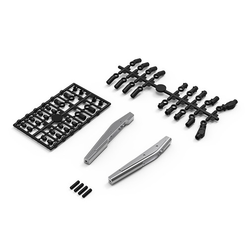 GR01 Aluminum Trailing Arm (Silver): GOM GR01 Aluminum Trailing Arm (Silver): GOM