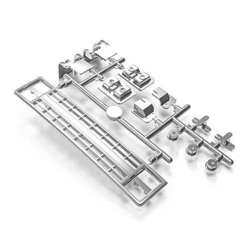 Gmade Buffalo front grille & light bucket parts tree (chrome) GMA60198