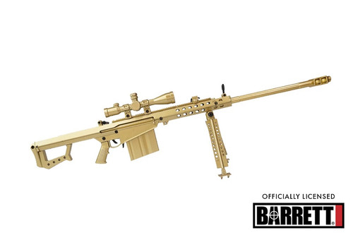 1/3 Scale Die Cast Barrett .50Cal Model, Gold 1/3 Scale Die Cast Barrett .50Cal Model, Gold