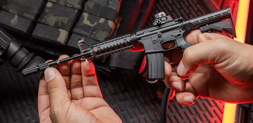 AR15 Model, Black AR15 Model, Black