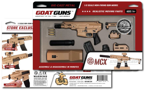 GoatGuns 1:3 Scale Sig MCX Rattler Coyote GOAMCX-COYOTE