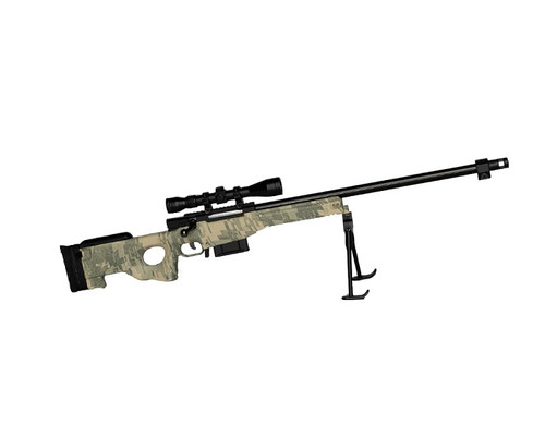 GoatGuns 1/4 Scale Die Cast Sniper Rifle Model, Camo GOASR-CAMO