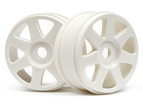 HPI Racing V7 1/8 Wheel White (42X83mm/2pcs) HPI103678