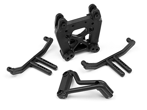HPI Racing Shock Tower/Body Mount/Roll Bar Set Savage XS HPI105312