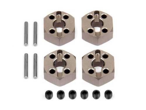 HPI Racing Aluminum Locking Hex Wheel Hub (12mm/4pcs) WR8 HPI108020