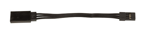 Team Associated 75mm Servo Wire Extension, Black, (2.95in) ASC27163
