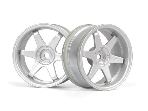 HPI Racing TE37 Wheel 26mm Matte Chrome (6mm Offset) HPI160753