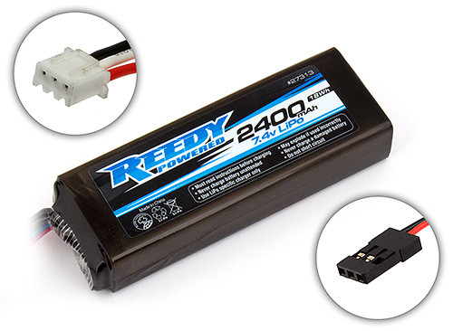 Team Associated Reedy LiPo Pro TX/RX 2400mAh 7.4V Flat ASC27313